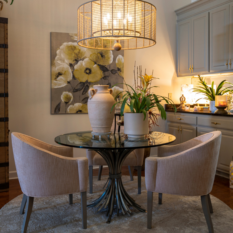 Nature-Infused Dining Area